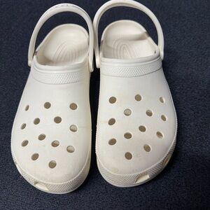 White Crocs Size 14 Mens